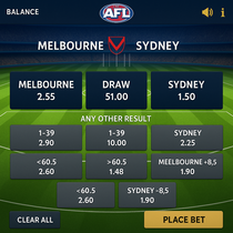 Lizaro - AFL Betting - Australian Football League Sports Betting